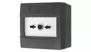 Radio Manual Call Point - Black