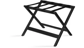 Wooden luggage rack