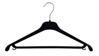 Hangers made of 100% recycled and recyclable plastic